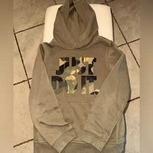 Nike army green hoodie